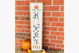 Porch Sign SVG, Howdy Fall Cut File
