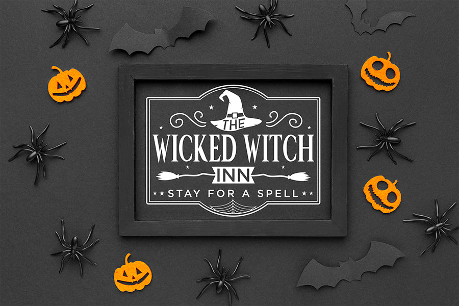 The Wicked Witch Inn SVG | Halloween Sign SVG