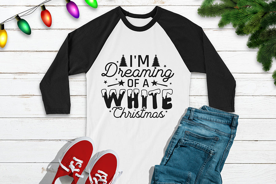 I'm Dreaming of a White Christmas SVG