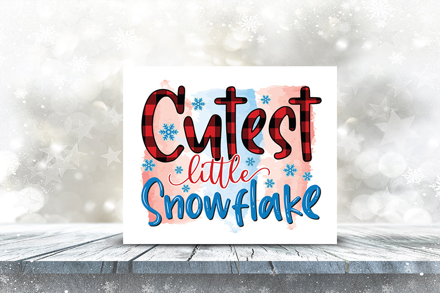 Cutest Little Snowflake | Winter PNG Sublimation