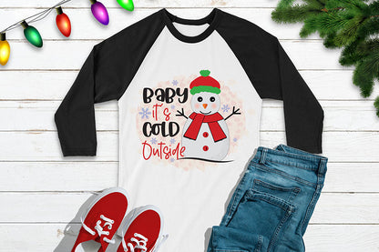 Baby It's Cold Outside | Snowman PNG Sublimation