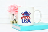 Little Miss USA, 4th of July Sublimation Design
