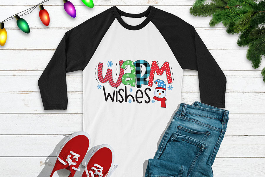 Warm Wishes | Snowman Sublimation Design