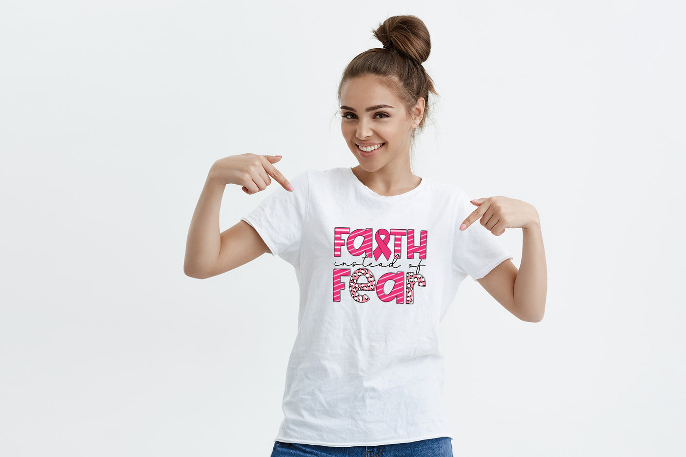 Faith instead of Fear, Beast Cancer PNG