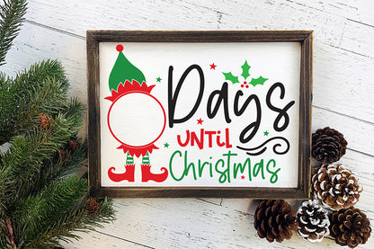 Christmas Countdown SVG - Days Until Christmas