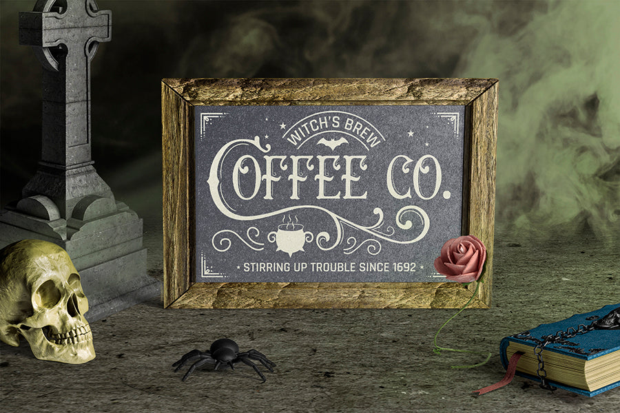 Halloween Sign SVG | Witch's Brew Coffee Co.