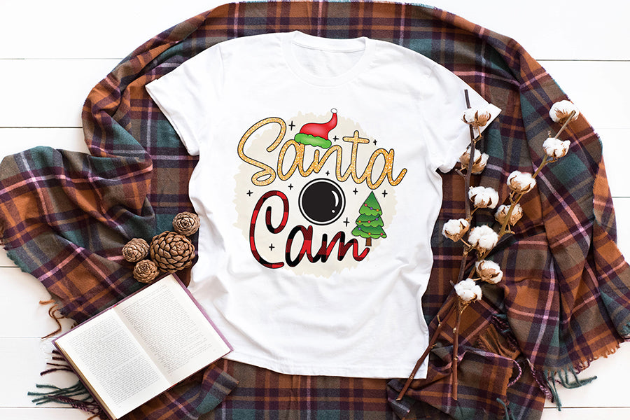 Santa Cam | Funny Christmas PNG Sublimation