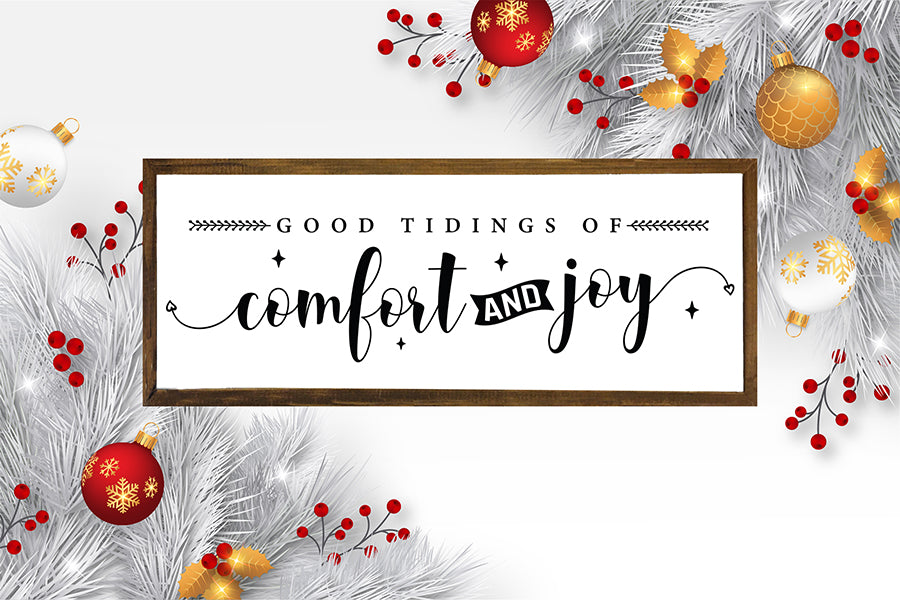 Farmhouse Christmas Sign SVG Cut File