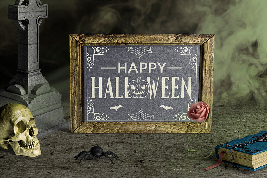 Halloween Sign SVG | Happy Halloween SVG