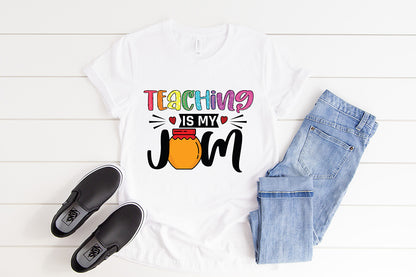 Teaching is My Jam, Teacher Sublimation Design