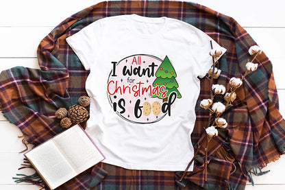 All I Want for Christmas is Food PNG Sublimation