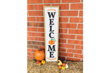 Fall Porch Sign SVG, Welcome SVG Cut File