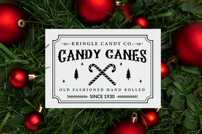 Kringle Candy Co, Farmhouse Christmas SVG