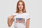 Stars & Stripes, 4th of July PNG Sublimation