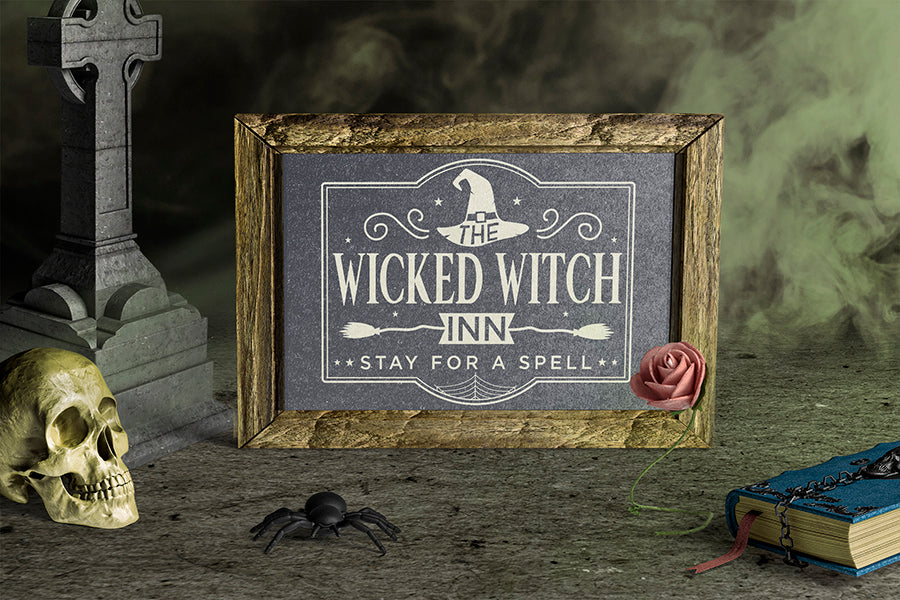 The Wicked Witch Inn SVG | Halloween Sign SVG