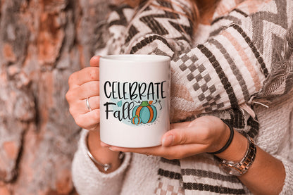 Fall PNG Sublimation Design | Celebrate Fall