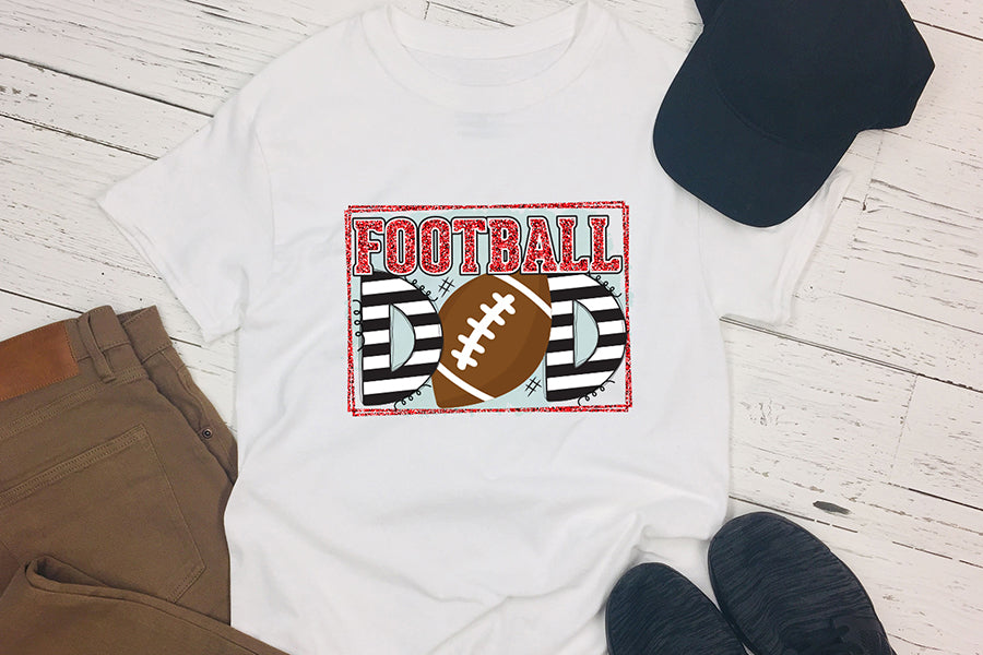 Football Dad PNG, Football Sublimation Design