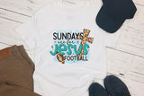 Sundays Are for Jesus & Football PNG Sublimation