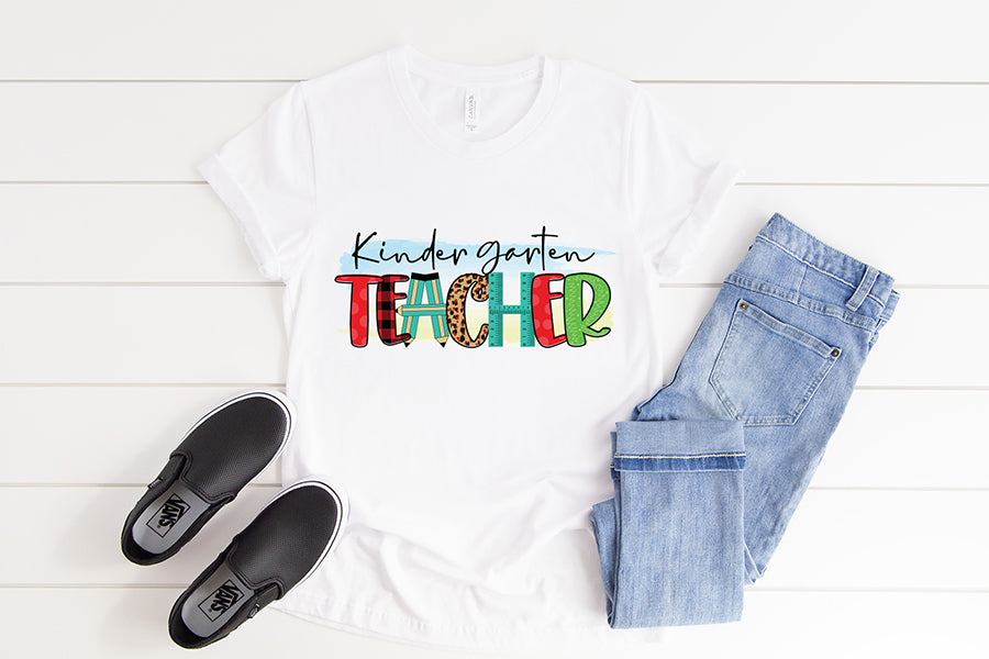 Kindergarten Teacher | Teacher PNG Sublimation