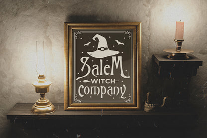 Halloween Sign SVG - Salem Witch Company SVG