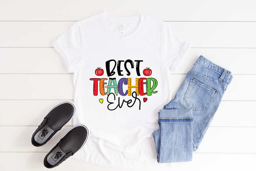 Teacher Sublimation Design, Best Teacher Ever