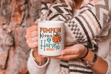 Fall PNG Sublimation, Pumpkin Kisses & Harvest Wishes