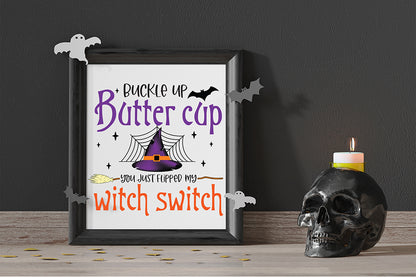 Halloween Witch PNG Sublimation Design