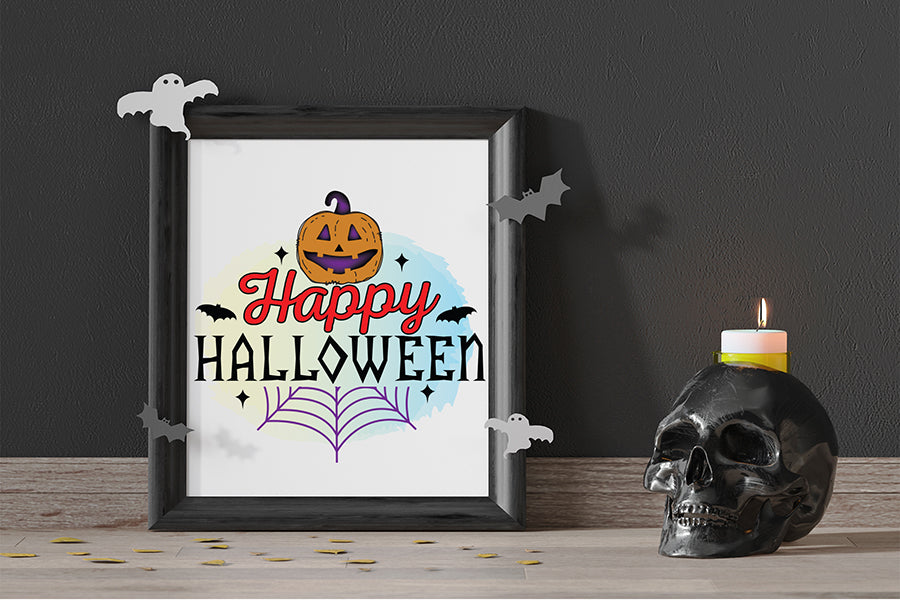 Happy Halloween PNG Sublimation Design