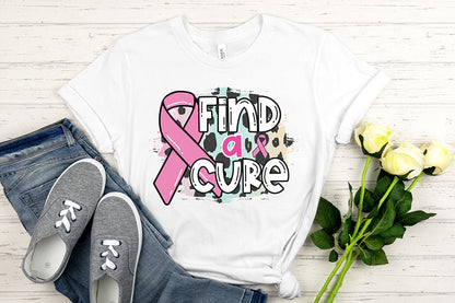 Find a Cure PNG - Breast Cancer Sublimation