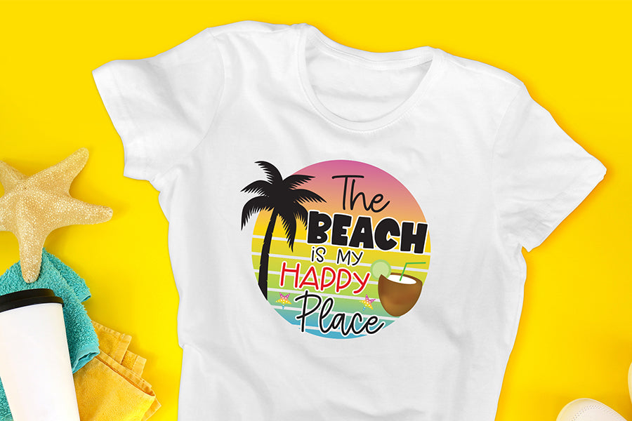 Beach Sublimation PNG, The Beach is My Happy Place