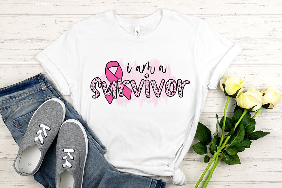 I'm a Survivor PNG | Breast Cancer Sublimation