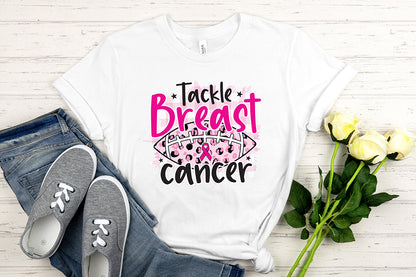 Tackle Breast Cancer PNG Sublimation Design