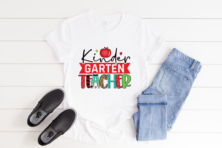 Teacher Sublimation Design - Kinder Garten Teacher