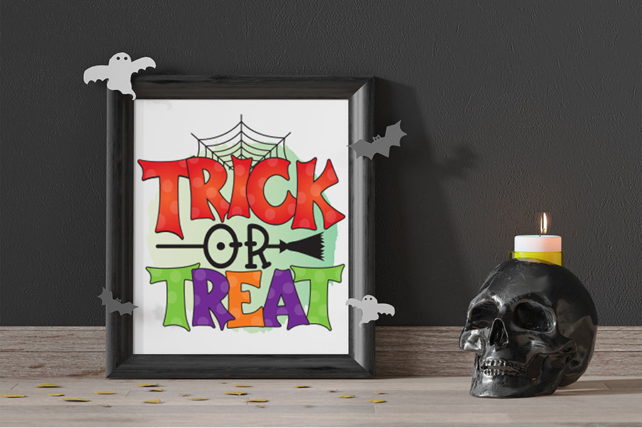 Trick or Treat PNG, Halloween PNG Sublimation