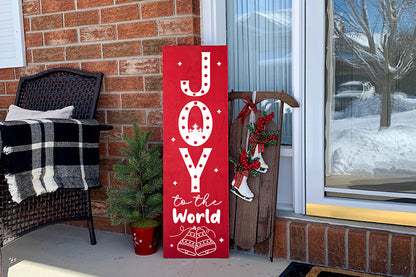 Joy to the World, Christmas Porch Sign SVG