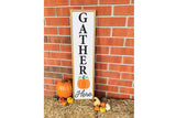 Fall Porch Sign SVG - Gather Here SVG