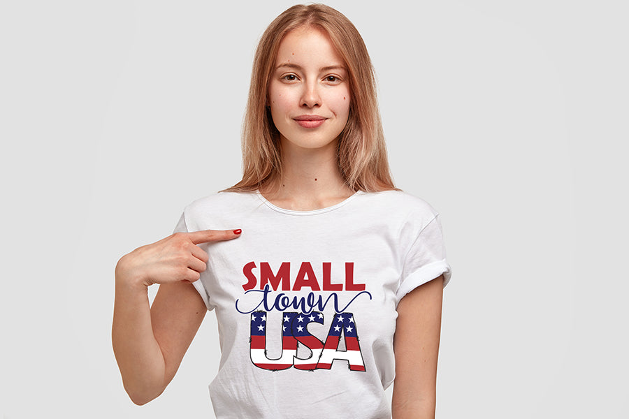 Small Town USA, 4th of July Sublimation