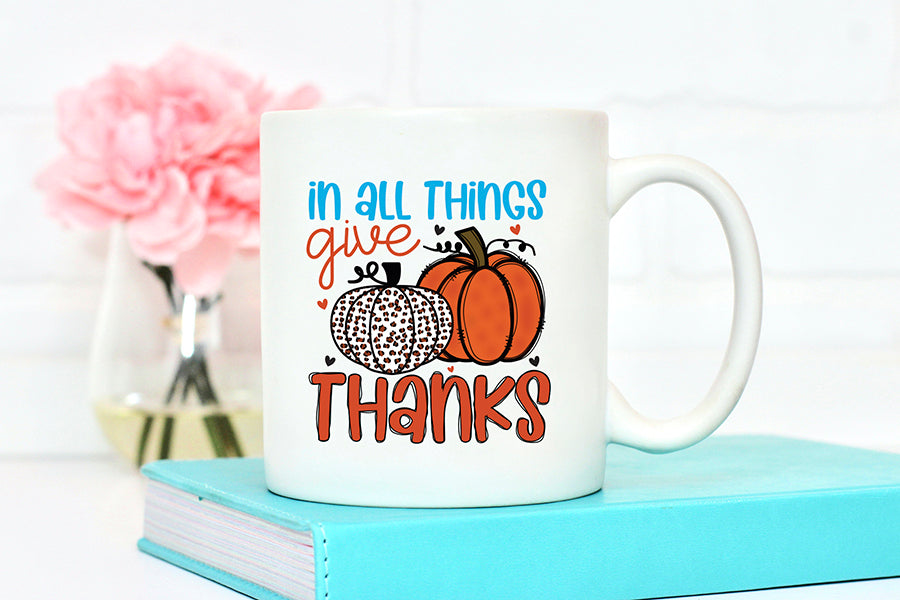 Thanksgiving PNG | In All Things Give Thanks