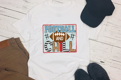 Football and Chill PNG - Football PNG Sublimation