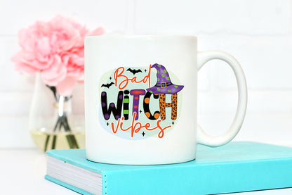 Bad Witch Vibes, Halloween Witch Sublimation