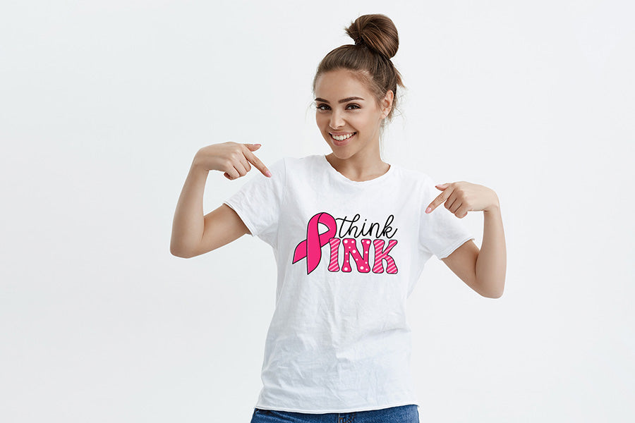 Think Pink, Breast Cancer Awareness PNG