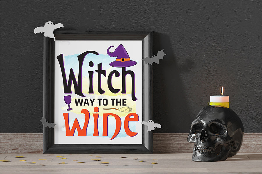 Halloween Witch PNG | Witch Way to the Wine