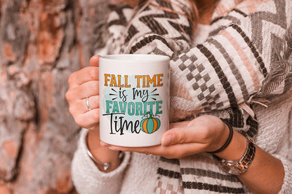 Fall Sublimation Design | Fall Time is My Favorite Time