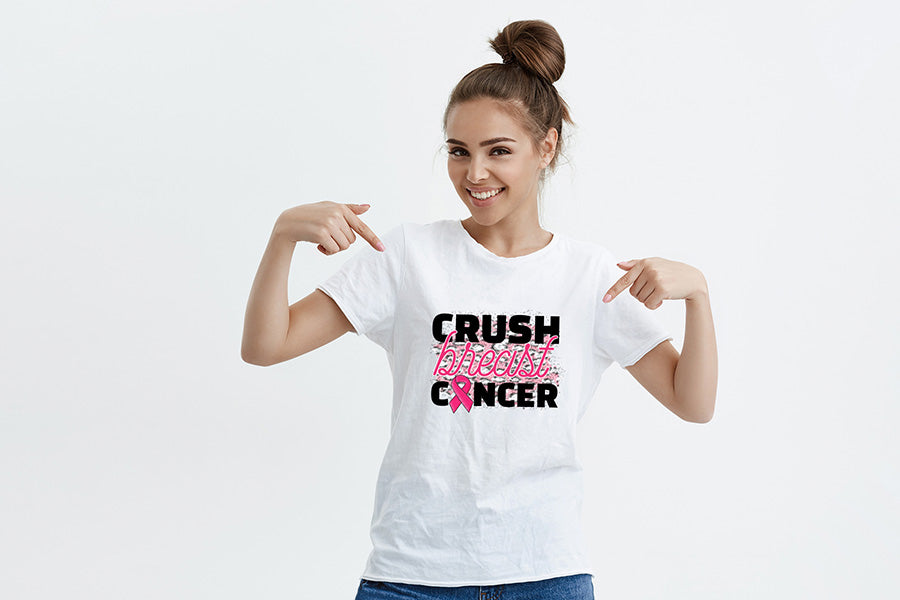 Crush Breast Cancer PNG Sublimation