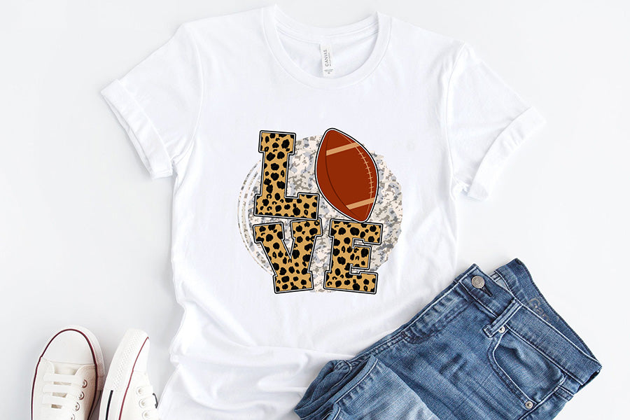 Love PNG | Football Sublimation Design