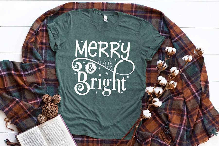 Christmas SVG | Merry & Bright SVG