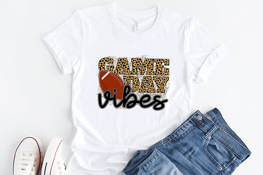Game Day Vibes, Football Sublimation Design