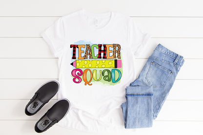 Teacher Squad | Teacher Sublimation Design