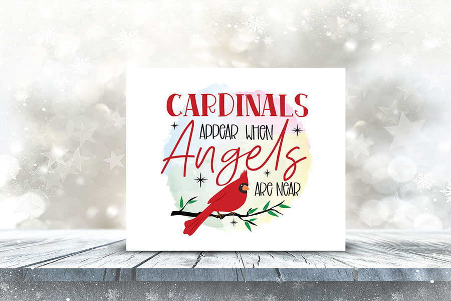 Christmas Cardinal Sublimation Design PNG