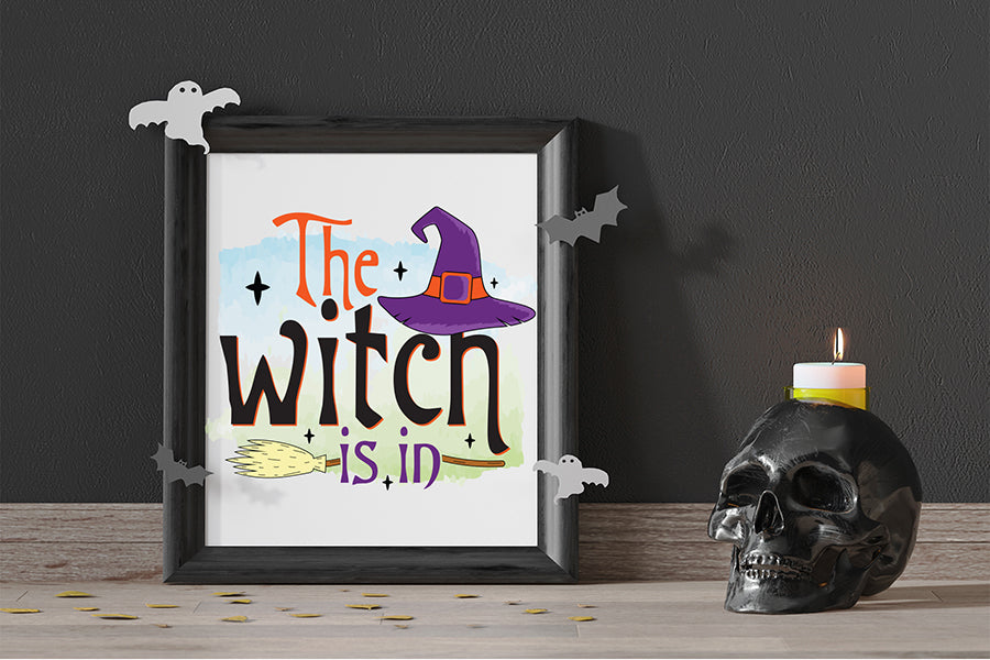 The Witch is in - Halloween Witch Sublimation